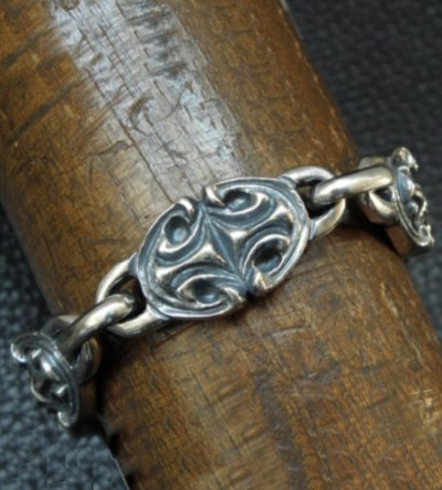 画像11: All Sculpted Oval Links Bracelet