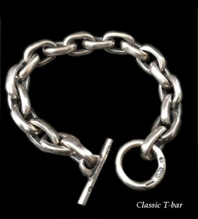 画像1: Master Small Oval Chain Links Bracelet
