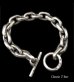 画像1: Master Small Oval Chain Links Bracelet (1)