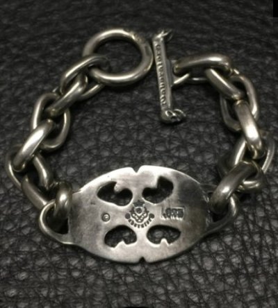 画像8: Battle-Ax ID With Master Small Oval Links Bracelet