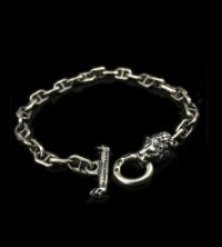 5.5mm Marine Chain With Lion Bracelet