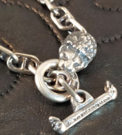 画像13: 5.5mm Marine Chain With Lion Bracelet