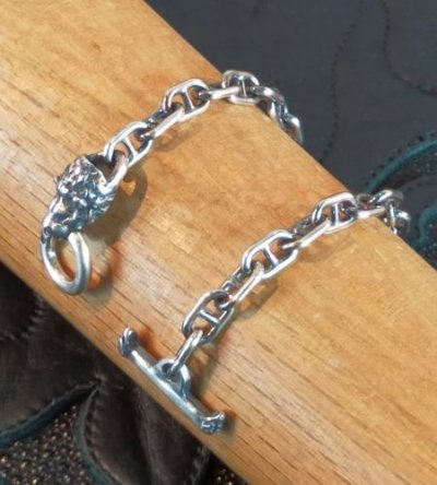 画像14: 5.5mm Marine Chain With Lion Bracelet