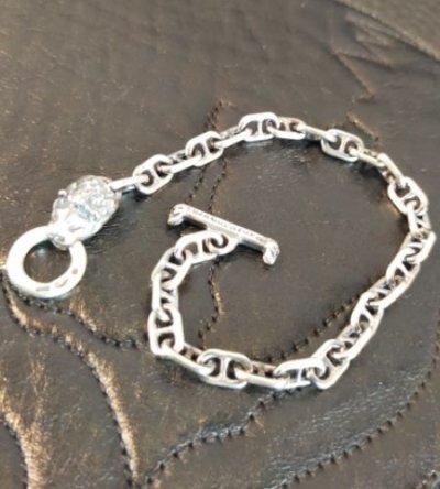 画像11: 5.5mm Marine Chain With Lion Bracelet