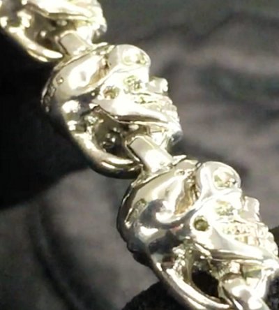 画像19: Quarter 11 Skull Links Bracelet