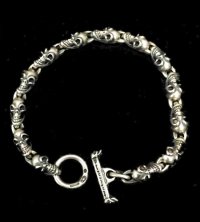 All 1/8 Skull Links Bracelet