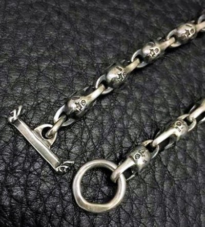 画像9: All 1/8 Skull Links Bracelet