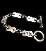 Motorcycle Chain Plate Links Bracelet (Medium)