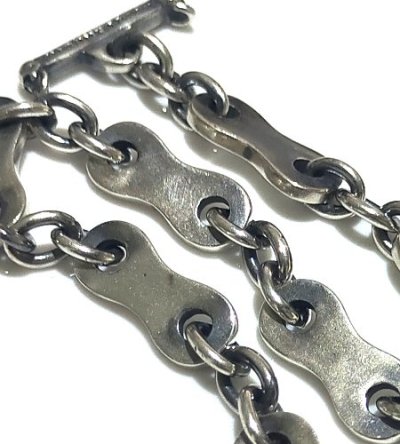 画像3: Bike Chain Plate Links Bracelet (Small)