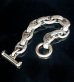 画像6: Chiseled H.W.O & Chiseled Anchor Chain Links Bracelet