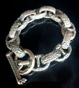 Chiseled H.W.O & Chiseled Anchor Chain Links Bracelet
