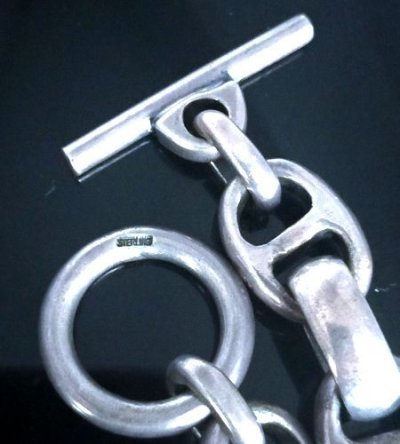 画像5: Eagle With Wing With H.W.O & Anchor Links Bracelet