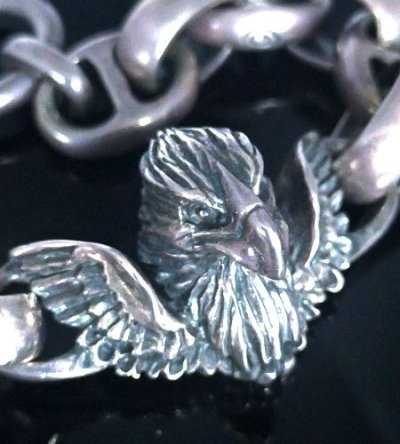 画像10: Eagle With Wing With H.W.O & Anchor Links Bracelet