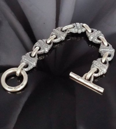 画像7: Chiseled All Boat Chain Links Bracelet