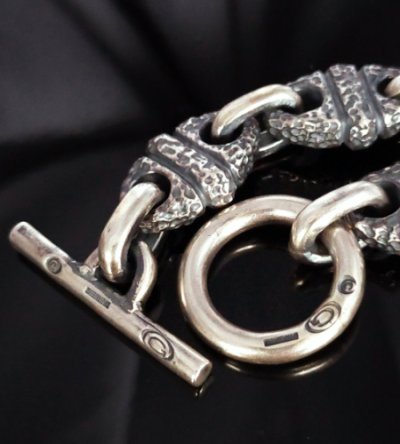 画像5: Chiseled All Boat Chain Links Bracelet