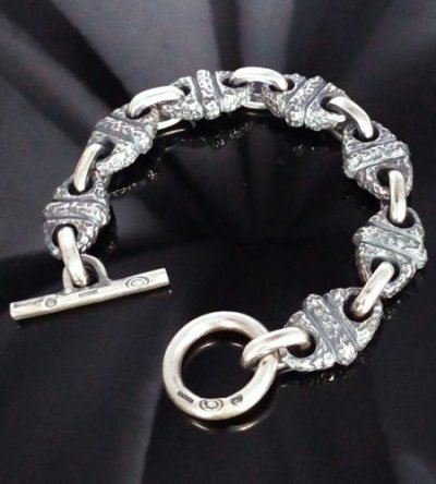 画像3: Chiseled All Boat Chain Links Bracelet