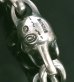 画像7: Skull & Small Oval Chain Link Master Classic T-bar  Bracelet