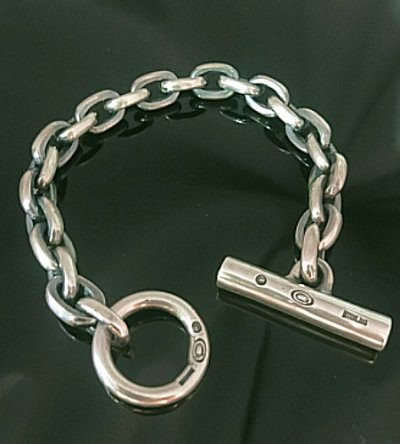 画像8: Ultimate T-bar With Small Oval Chain Links Bracelet