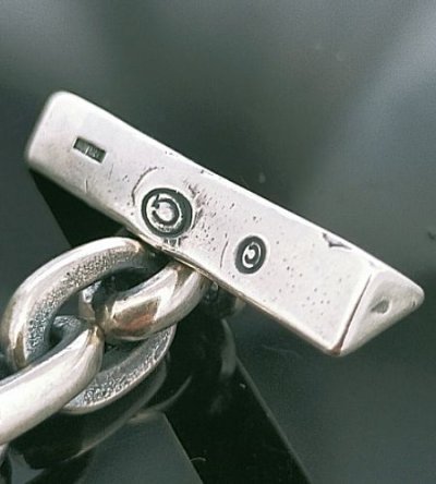 画像8: Triangle T-bar With Small Oval Links Bracelet