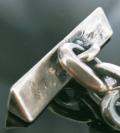 画像7: Triangle T-bar With Small Oval Links Bracelet