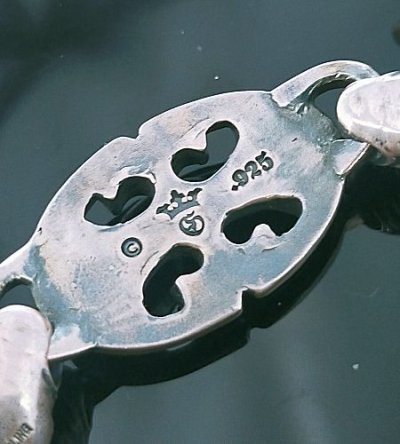 画像4: Quarter Battle AX Oval ID With 2 Quarter Old Bulldog & Small Oval Links Bracelet