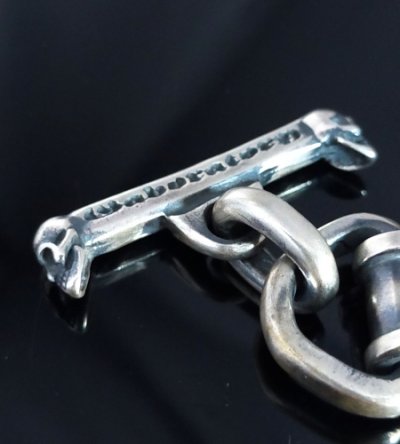 画像9: Bike Chain With Skull Bracelet (Heavy wide small)