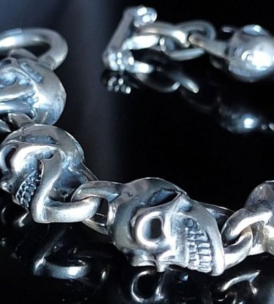 画像13: All Skulls Link Bracelet
