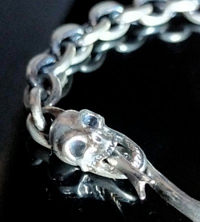 画像3: Laughing Skull & Snake Tongue With 7Chain Bracelet