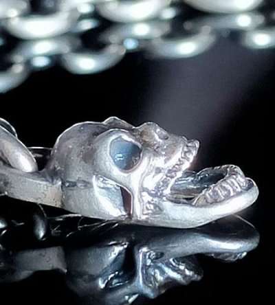 画像11: Laughing Skull & Snake Tongue With 7Chain Bracelet