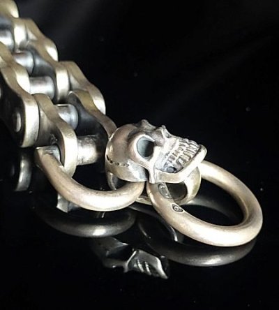 画像7: Motorcycle Chain With Skull Bracelet (Midium)