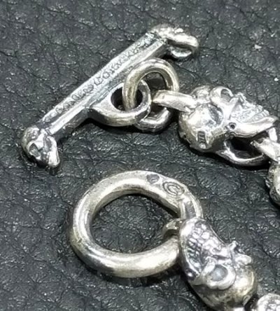 画像4: 1/16 All Skull Links Bracelet