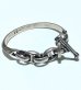 画像2: 1/2 Panther Triangle Wire With H.W.O & Smooth Anchor Chain Bangle Bracelet (2)