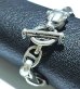 画像7: 1/2 Panther Triangle Wire With H.W.O & Smooth Anchor Chain Bangle Bracelet