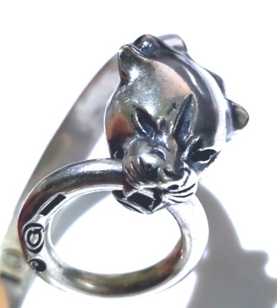 画像11: Panther Triangle Wire With H.W.O & Smooth Anchor Chain Bangle Bracelet