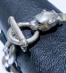 画像16: Panther Triangle Wire With H.W.O & Smooth Anchor Chain Bangle Bracelet