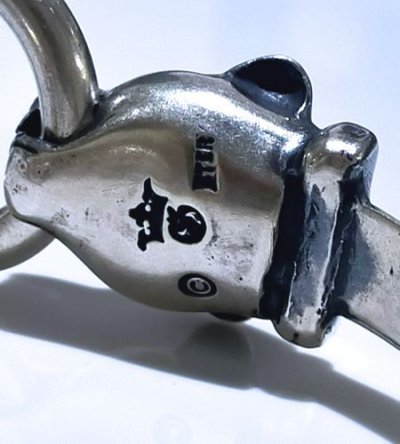 画像13: Panther Triangle Wire With H.W.O & Smooth Anchor Chain Bangle Bracelet