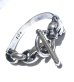 画像3: Panther Triangle Wire With H.W.O & Smooth Anchor Chain Bangle Bracelet