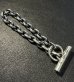 画像3: Half Ultimate T-bar With Half Small Oval Chain Links Bracelet