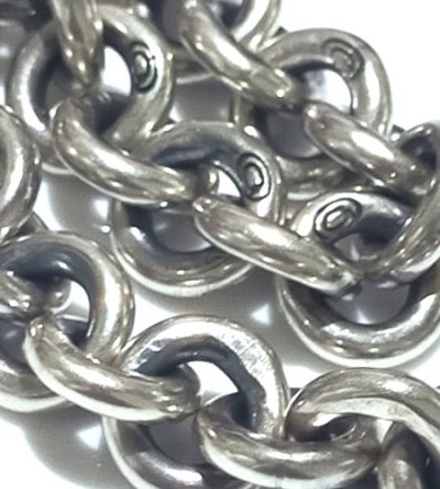 画像7: All Hand Craft O-ring Links Quarter T-bar & O-ring Bracelet