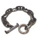 画像2: Double Triangle Anchor Chain Links Bracelet (2)