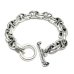 画像1: Quarter All Smooth Anchor Chain Links Bracelet  (1)