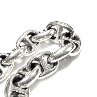 画像5: Quarter All Smooth Anchor Chain Links Bracelet