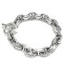 画像5: Quarter All Chiseled & Smooth Anchor Chain Links Bracelet  (5)