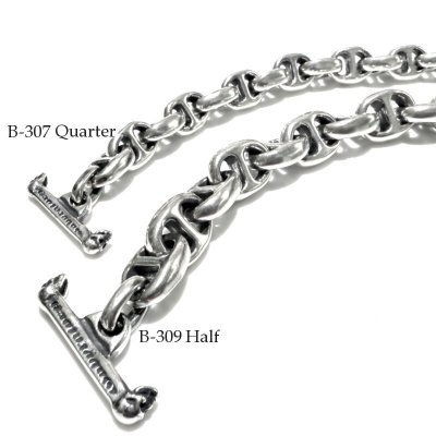 画像7: Quarter All Smooth Anchor Chain Links Bracelet