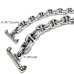 画像7: Half All Smooth Anchor Chain Links Bracelet 