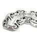 画像3: Half All Smooth Anchor Chain Links Bracelet 