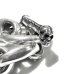 画像4: Half All Smooth Anchor Chain Links Bracelet 