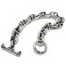 画像2: Half All Smooth Anchor Chain Links Bracelet  (2)