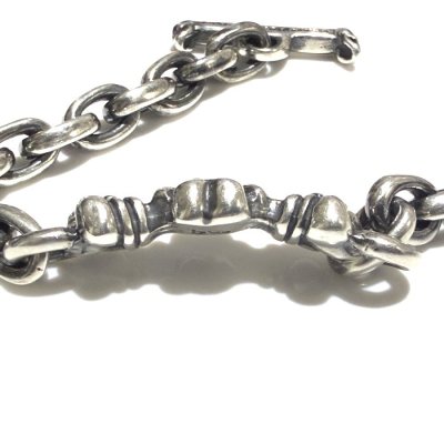 画像7: One Eighth 4Heart Crown With Diamond & Half Small Oval Chain Bracelet