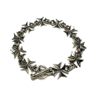 画像1: Quarter Maltese Cross Links Bracelet